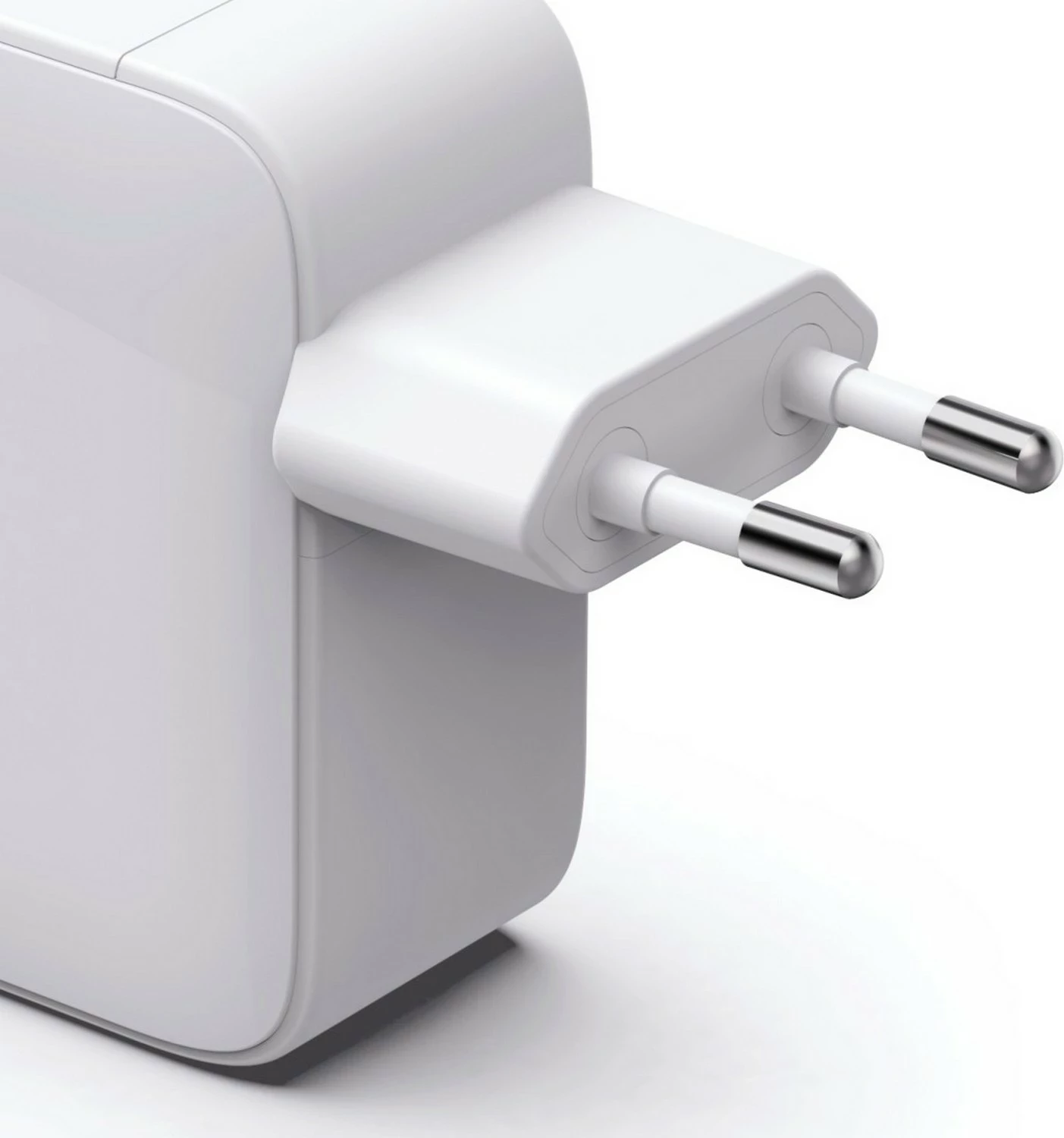 Karikues Hama GaN 65W, 2x USB-C, kabllo e tërheqshme, i bardhë