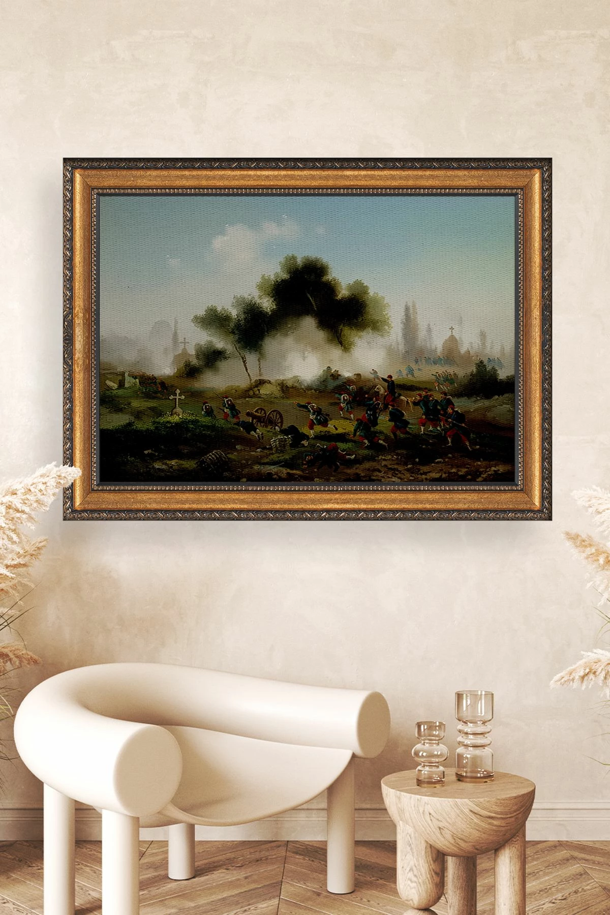 Pikturë dekorative në kanavacë me kornizë, Wallity, ATCRCVCNVSMDL47 - 50x70cm