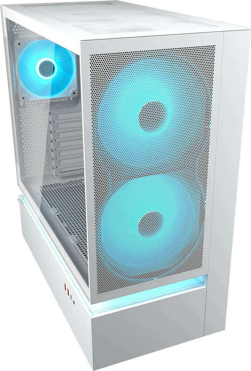 Kasë Cougar CFV235 Mesh, Midi Tower ATX, ARGB, xham, e bardhë