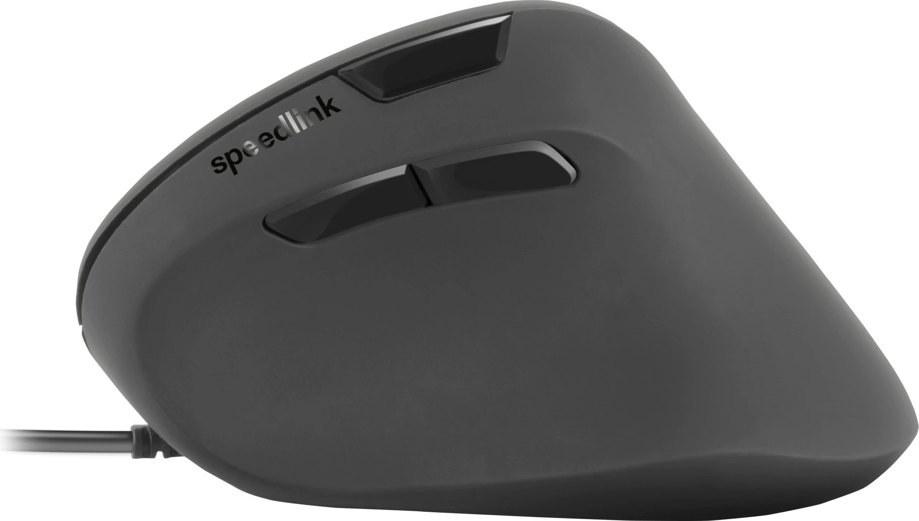 Maus Speedlink PIAVO, Dizajn vertikal, Optik, USB Type-A, 2400 DPI, Ngjyrë e zezë
