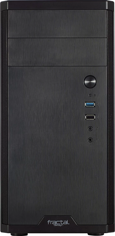 Kasë Fractal Design Core 1100, Mini Tower, micro ATX/Mini-ITX, e zezë