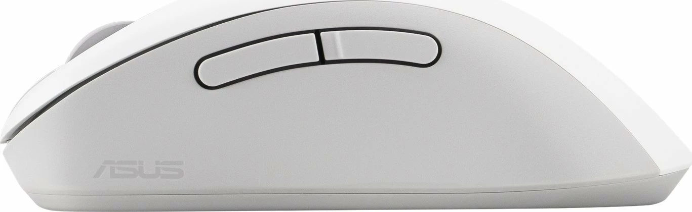 Maus wireless Asus MD102 1600 DPI Bluetooth/2.4 GHz 5 butona, i bardhë