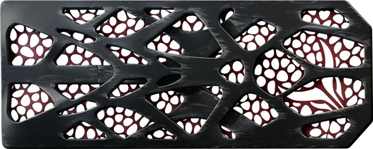 Backplate PowerColor Red Devil RX 7900, alumini, e zezë