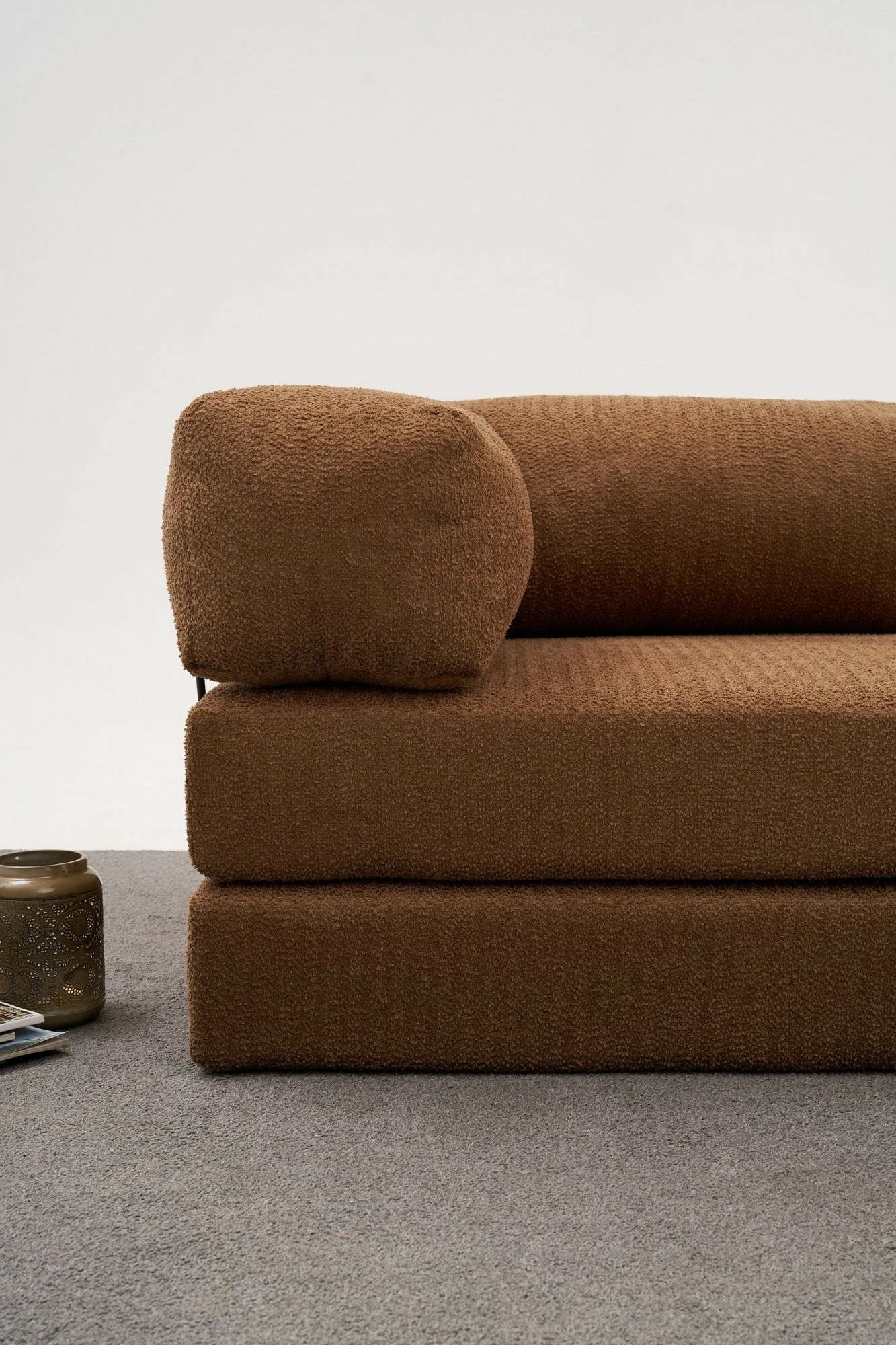 Divan dy ulës Comfort, kafe, Atelier del Sofa