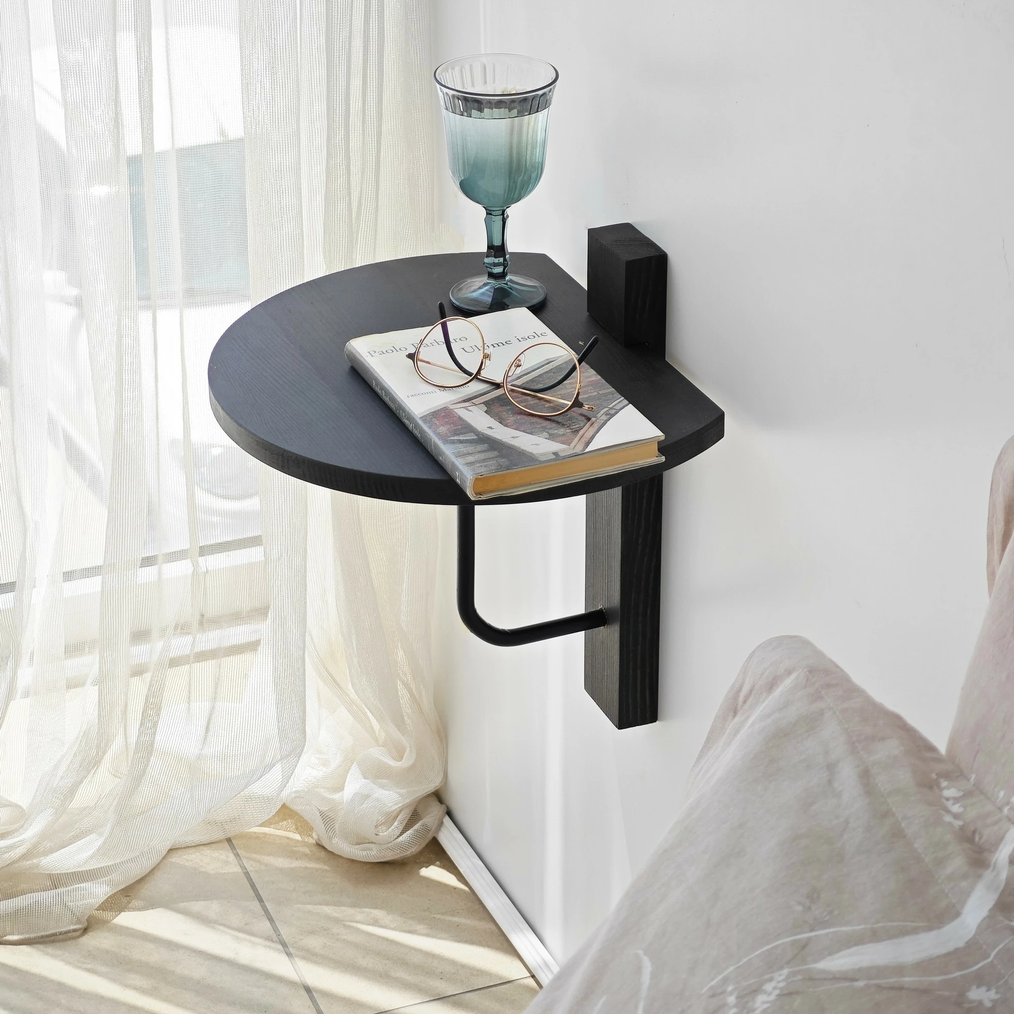 Raft muri Skye Decor, anthracite, i zi