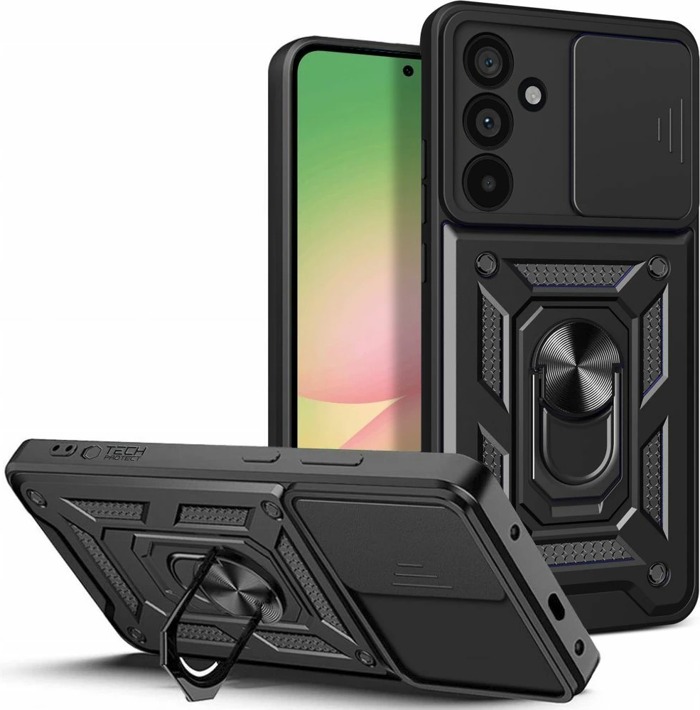 Mbështjellës Tech-Protect CamShield Pro për Samsung Galaxy A56 5G, i zi