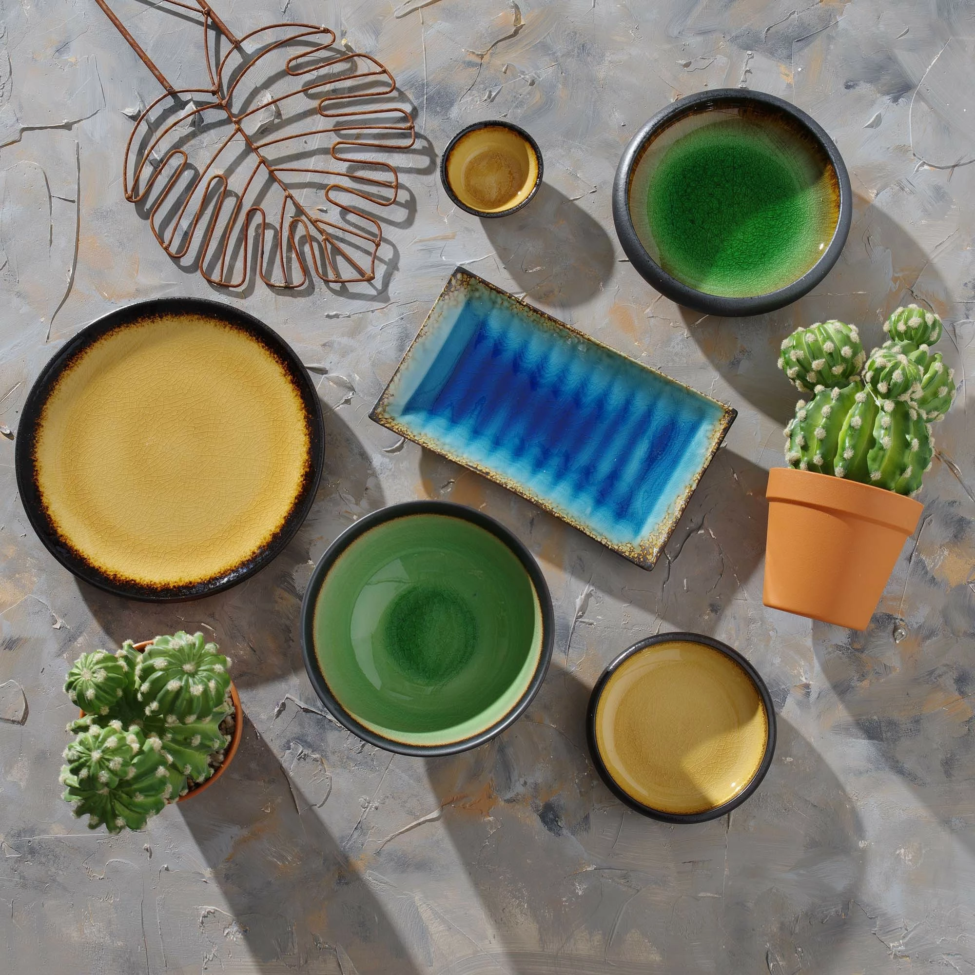 Ramekin, Fine Dine Lazur, 50 ml Ø50 mm, blu, set 12 copë