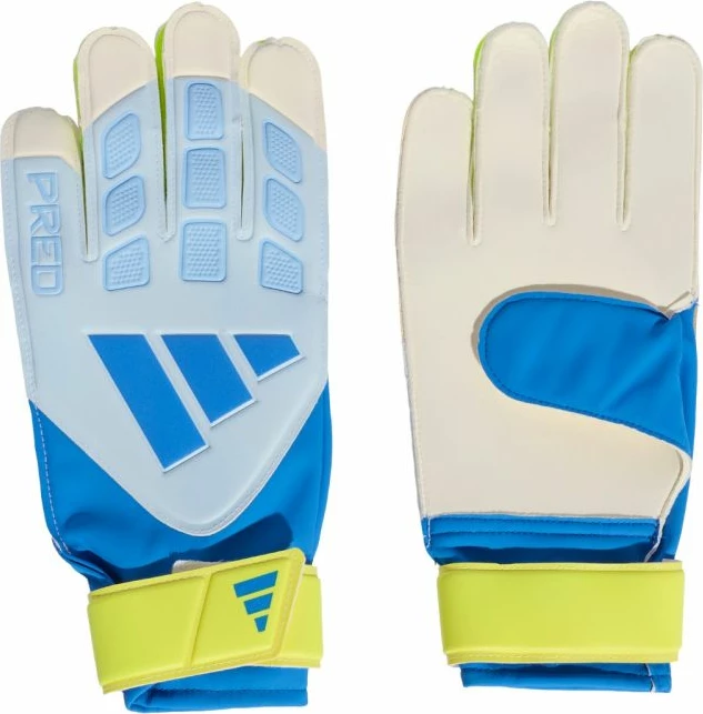 Doreza portieri adidas Predator KA7786, të bardha/verdhë/kaltër