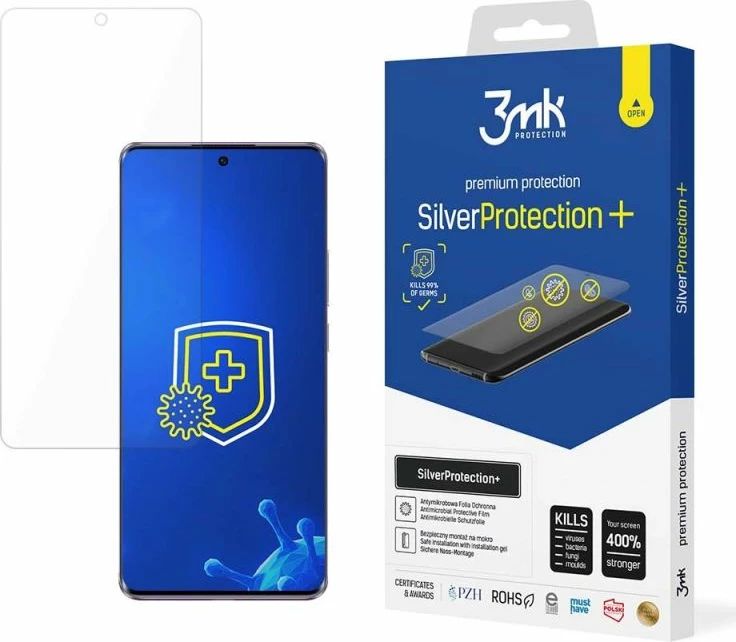 Folie mbrojtëse për ekran 3mk Protection SilverProtection+ për Oppo Reno 10 / Oppo Reno 10 Pro
