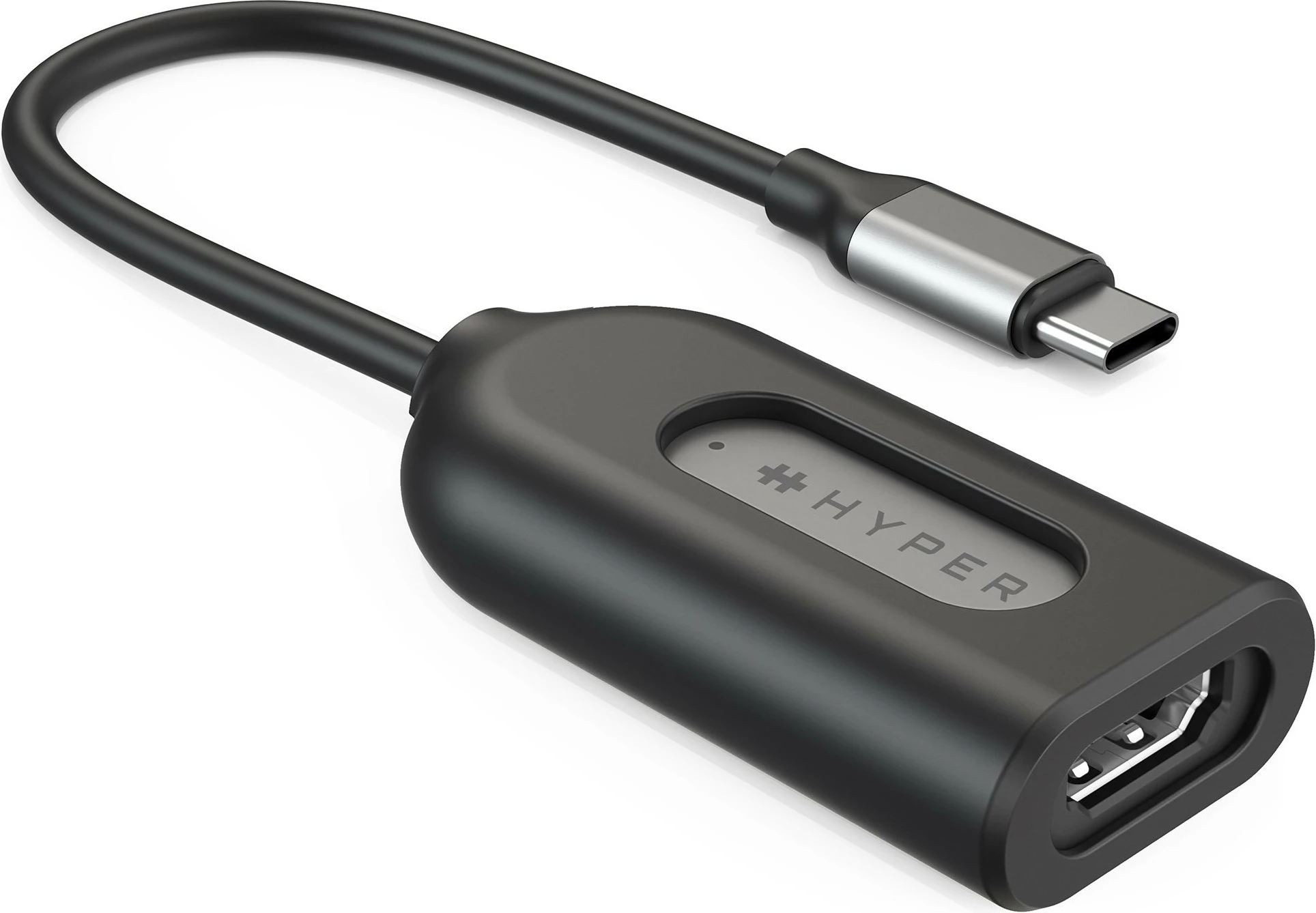 Adapter USB-C në HDMI Targus HyperDrive, 8K60Hz/4K144Hz, stainless steel