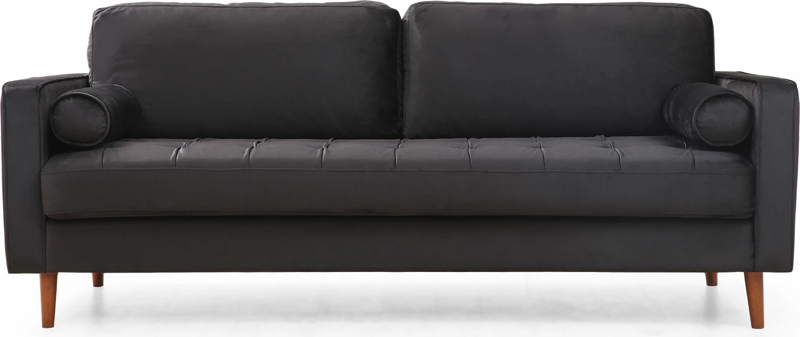 Divan treshe Atelier del Sofa, ngjyrë e zezë, Rome