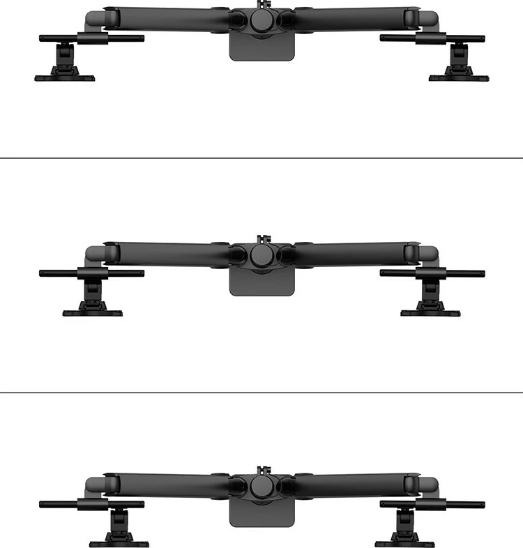 Krah monitori Neomounts DS65S-950BL2, Clamp/Grommet, 11 kg, 61 cm (24"), 86.4 cm (34"), 100 x 100 mm, E zezë