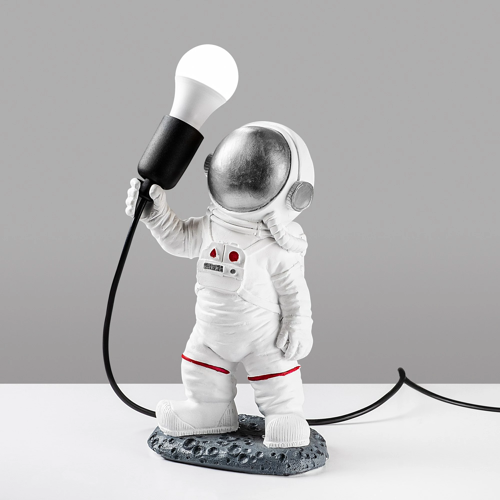 Llambë tavoline astronaut, shumëngjyrëshe, Opviq - 3