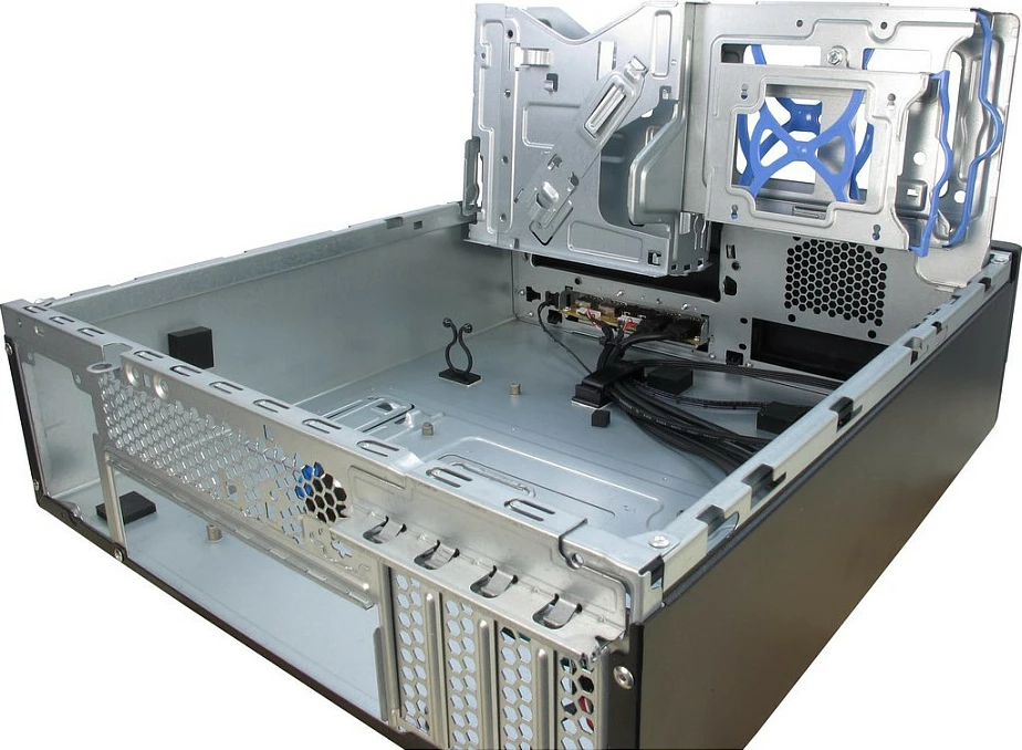 Kasë Inter-Tech IT-502 mini desktop, micro ATX/Mini-ITX, e zezë