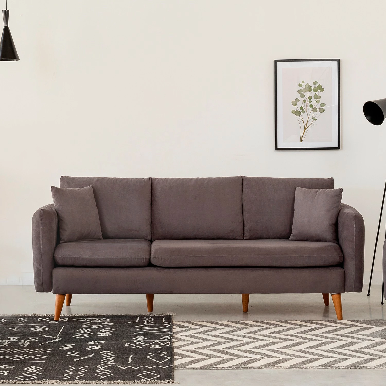 Divan treshe Atelier del Sofa, Sofia, antracit