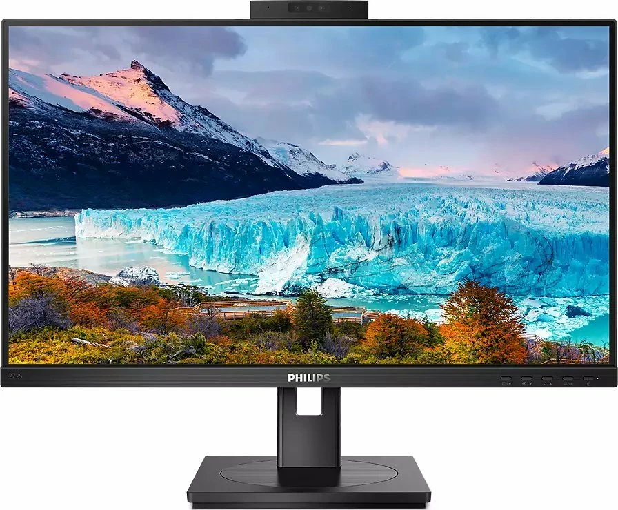 Monitor Philips S-line 272S1MH/00 27" IPS Full HD 75Hz me webcam, USB 3.2 HUB, HDMI/DP/DVI/VGA, i zi