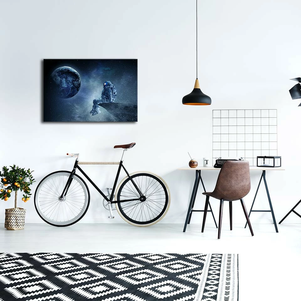 Pikturë dekorative me drita LED, shumëngjyrëshe, Wallity ABD-007, 45x70cm