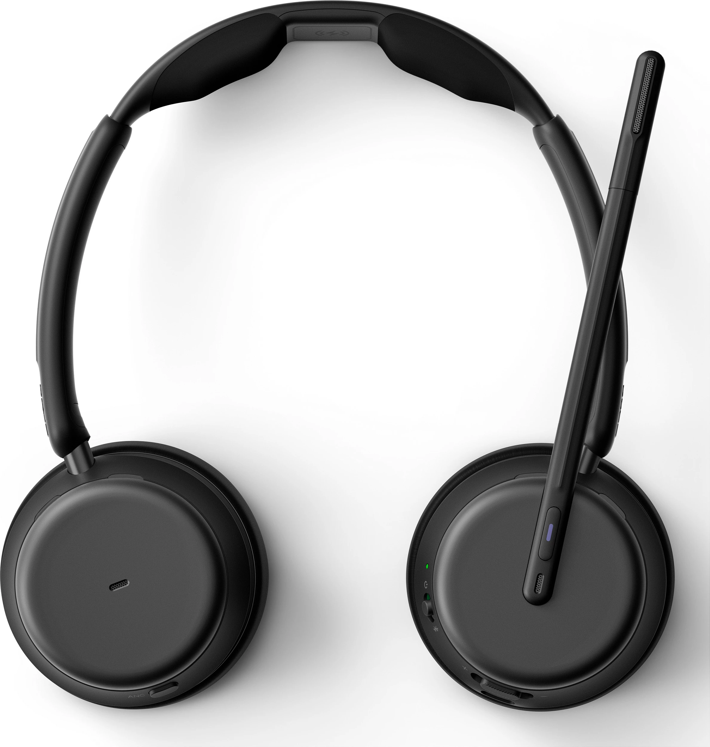 Kufje me mikrofon EPOS IMPACT 1000 MS UC, Bluetooth, ANC, Wireless, USB-C+A, të zeza