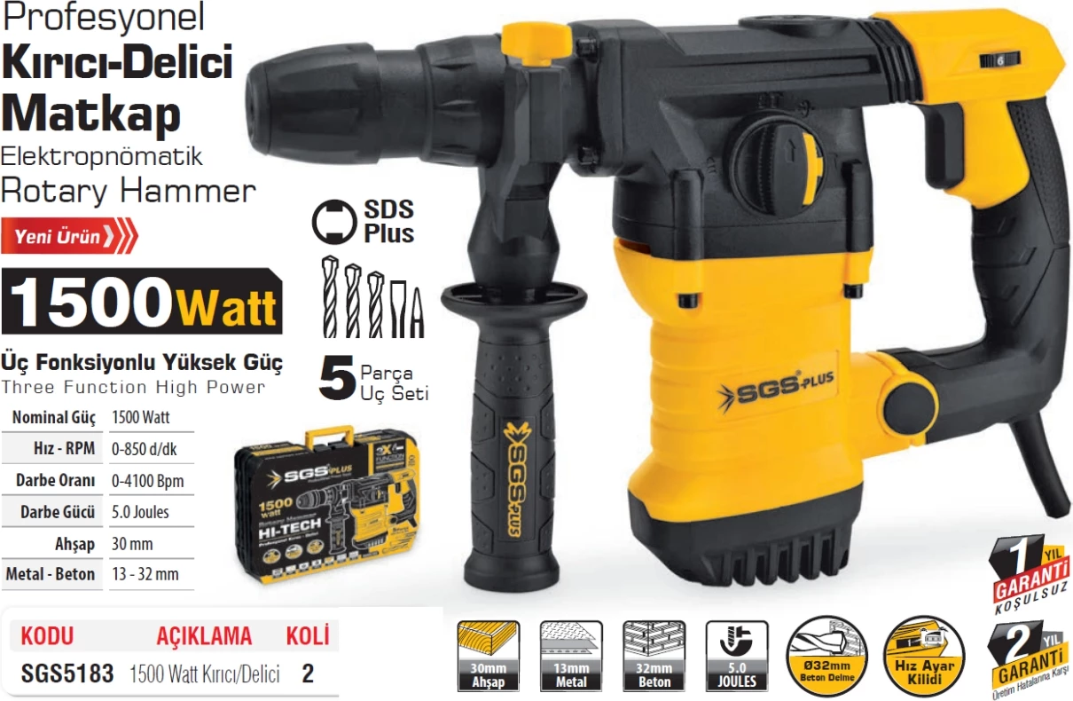 Trapan 1500W SGS5183