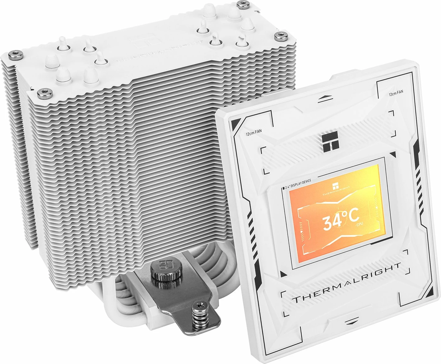 Ftohës procesori Thermalright Burst Assassin 120 Vision, 2x120mm, LCD, i bardhë