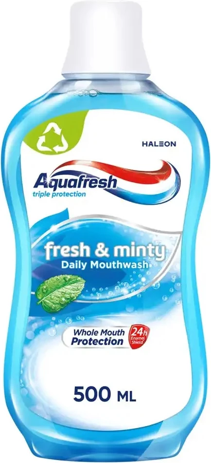Shpëlarës për gojë Aquafresh Fresh&Minty 500ml