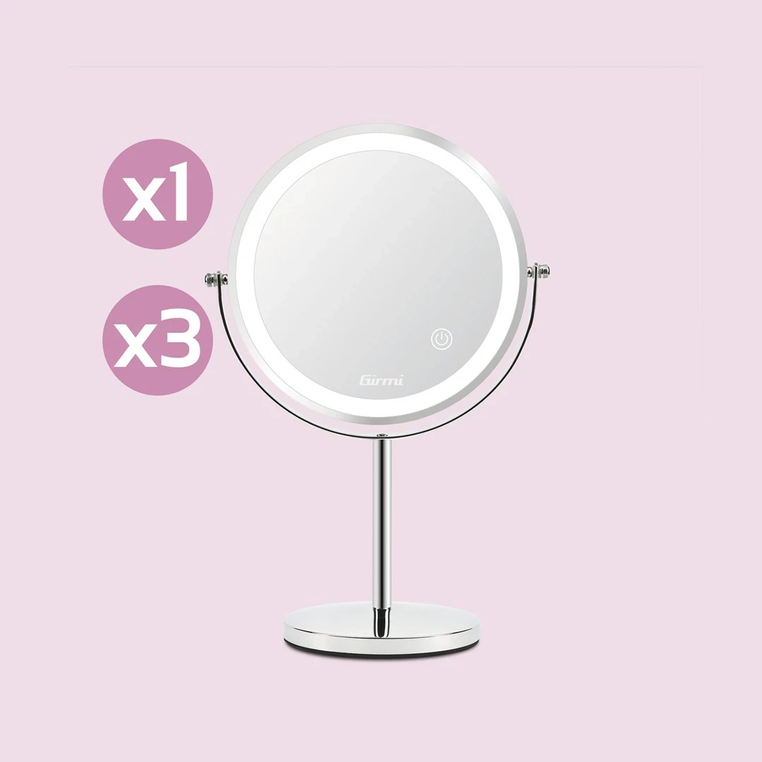 Pasqyrë make-up Girmi BE02, Krom