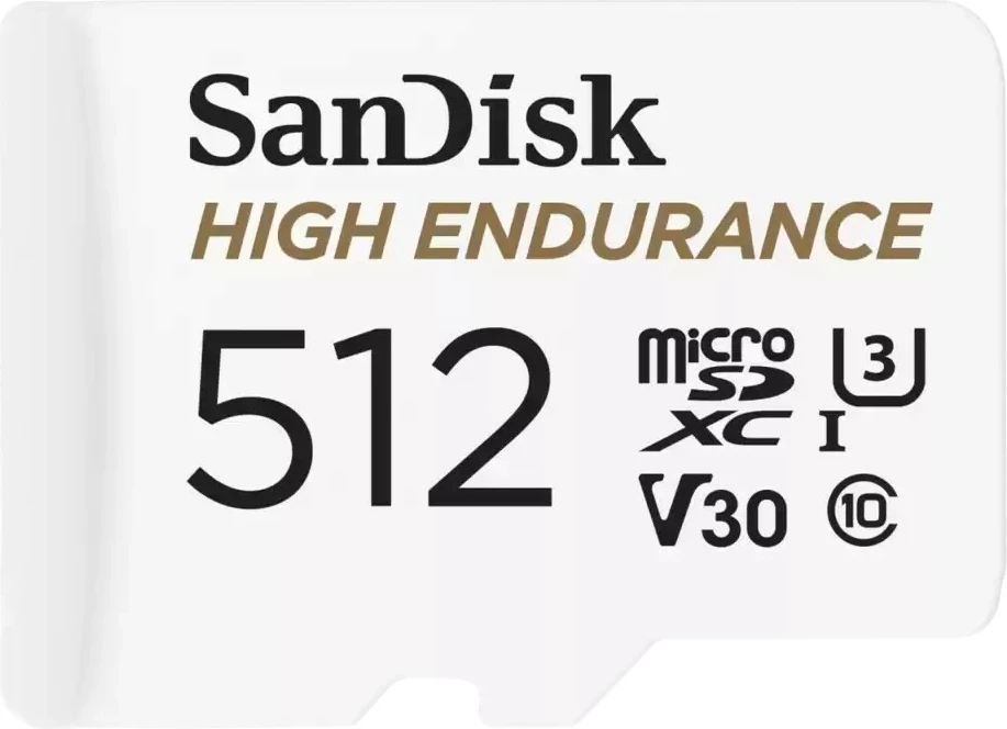 MicroSDXC Sandisk High Endurance 512GB, e bardhë