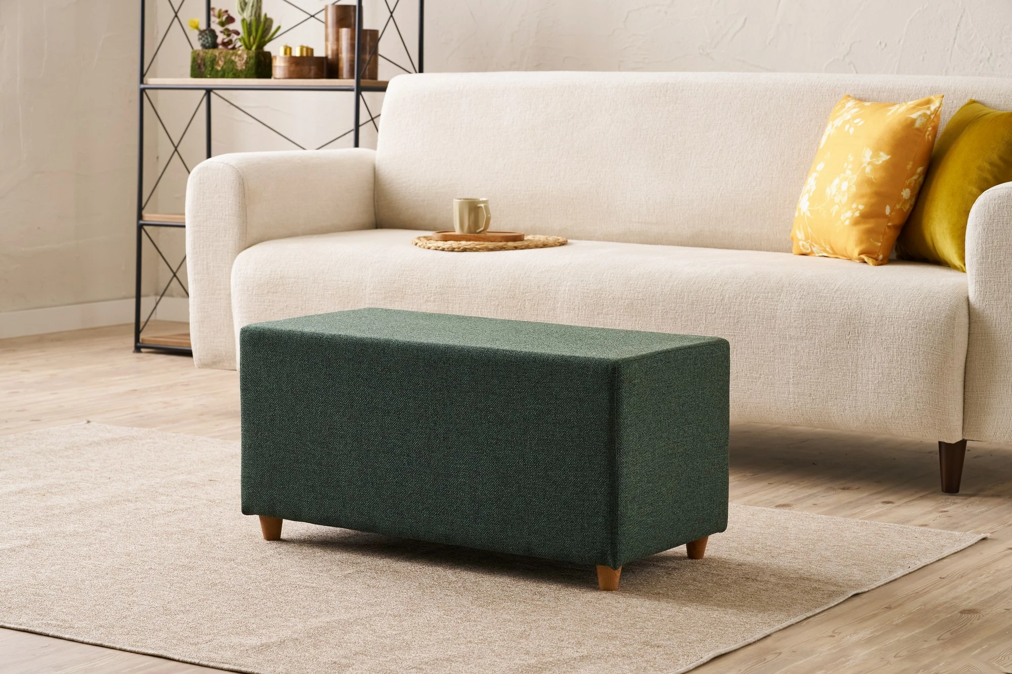 Puf jeshil Atelier del Sofa, Urla