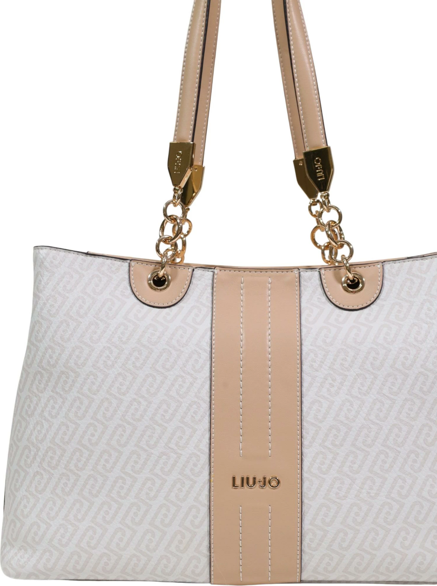 Çantë tote për femra Liu Jo AA6104 E1118, bardhë-rozë