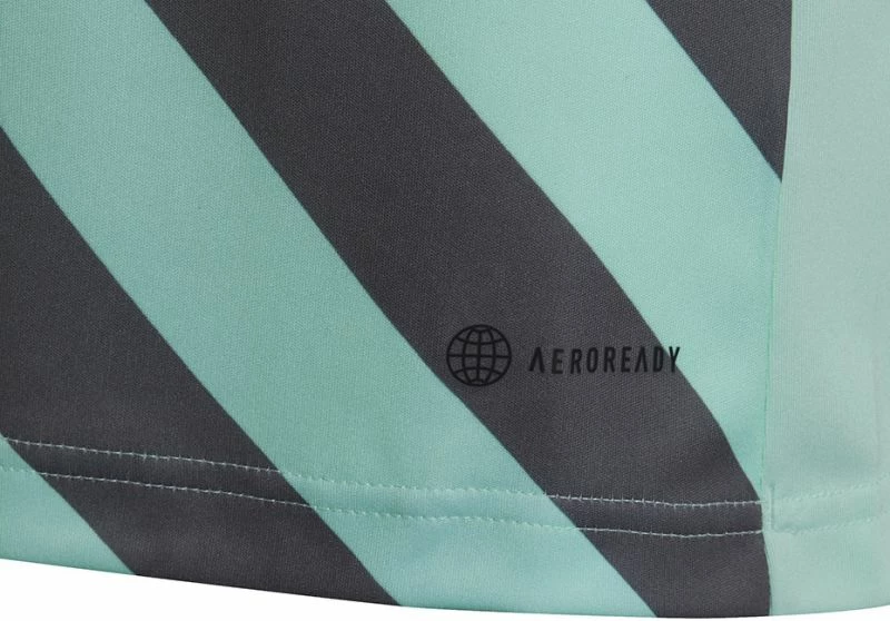 Fanellë për fëmijë adidas, ngjyrë mente me gri