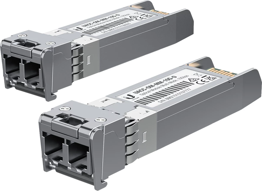 Modul optik SFP+ multimodë 10Gbps Ubiquiti, paketë 2 copë