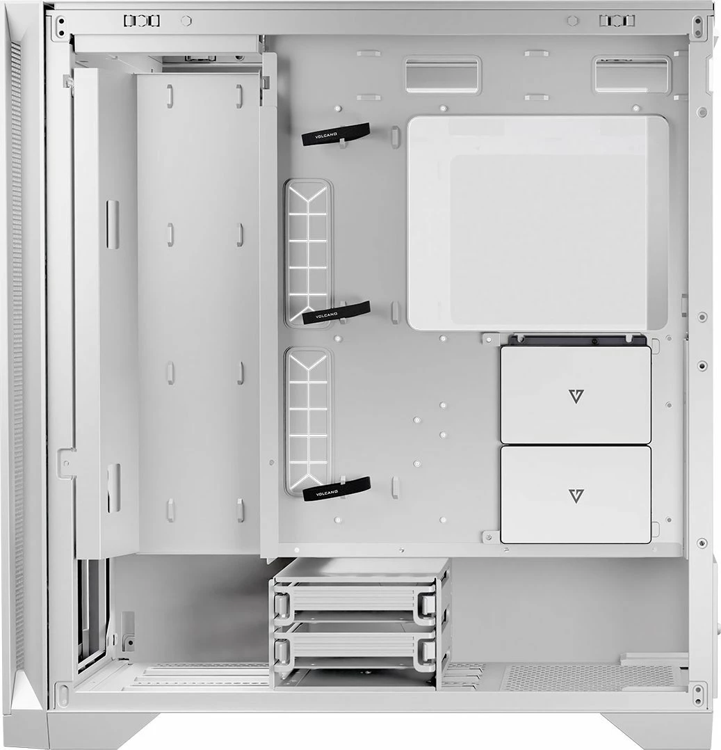 Kasë Modecom Volcano Expanse S MIDI (AT-EXPANSE-SG-NF-20-000000-0002), Midi Tower, ATX/Micro-ATX/Mini-ITX, USB-C, e bardhë