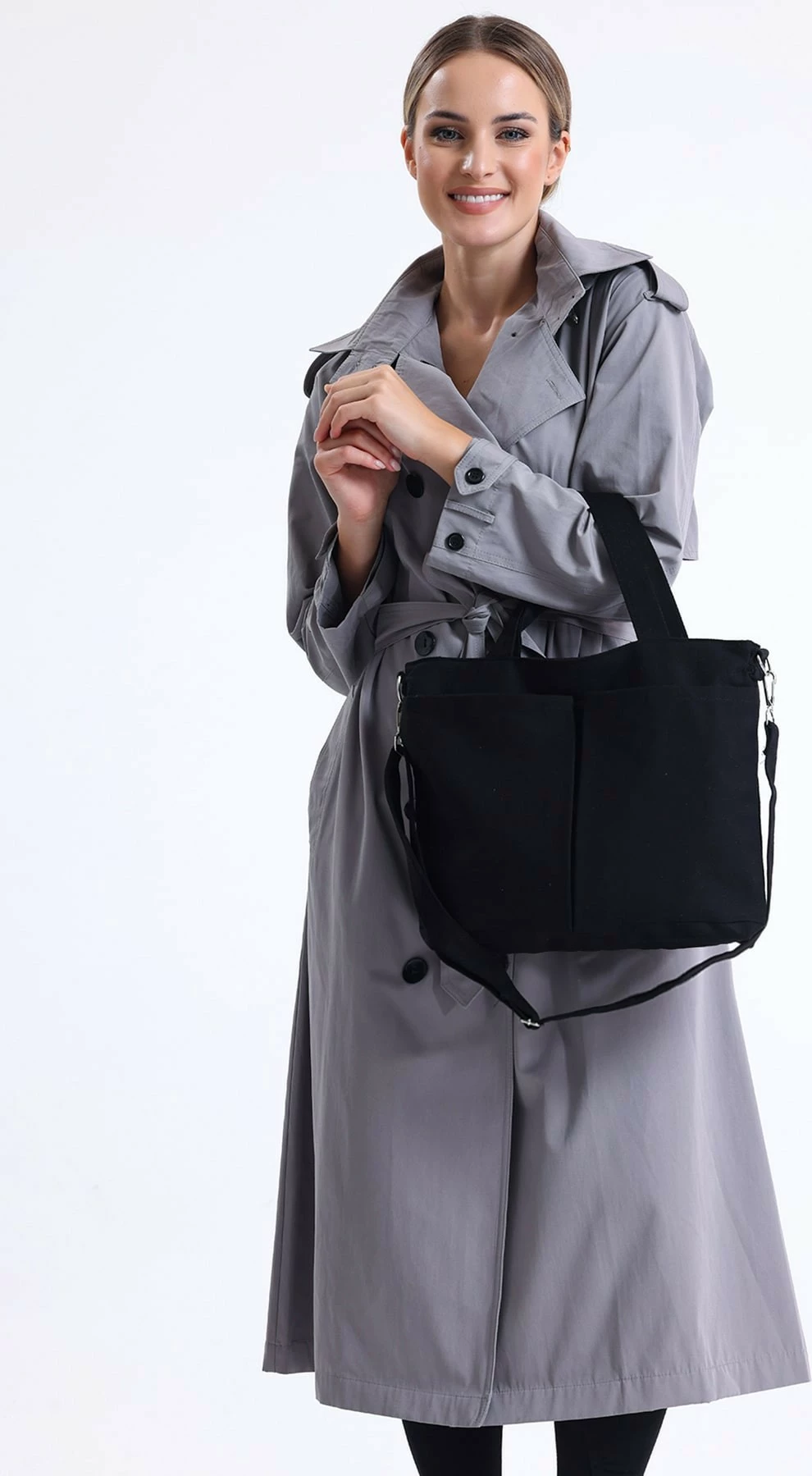 Çantë tote Zoozie Bags, 2063, ngjyrë e zezë
