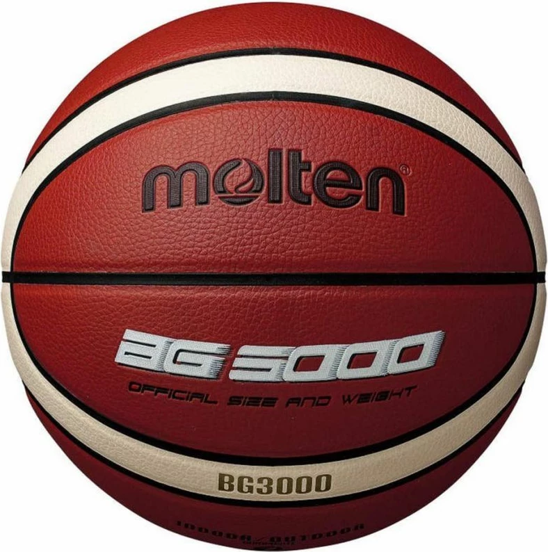 Top basketbolli Molten për meshkuj dhe femra, ngjyrë kafe [Madhësia: 6]