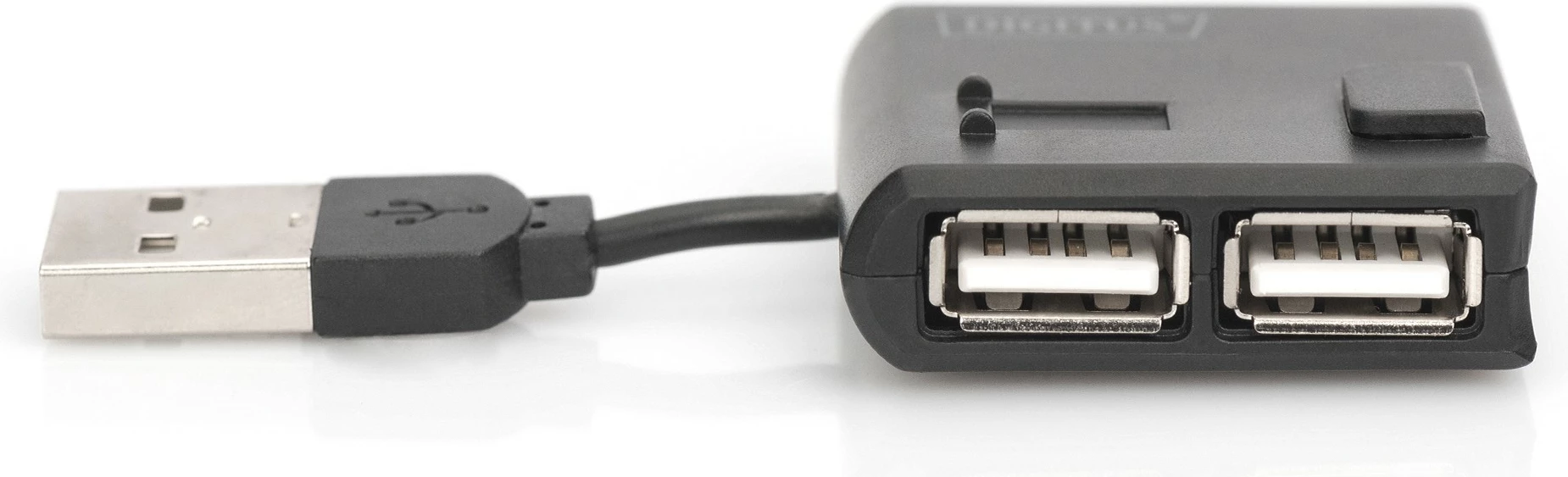 Hub USB Digitus, 4-Port, USB 2.0, 480 Mbit/s, Ngjyrë e zezë