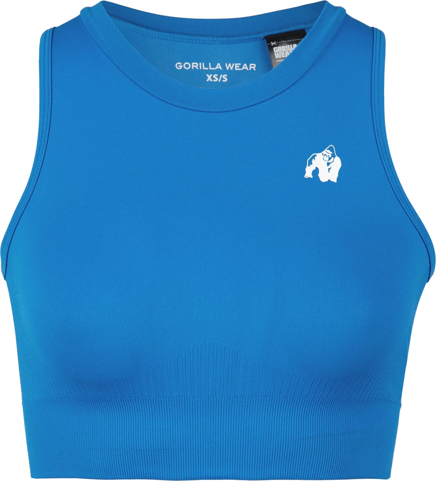Olivia Seamless Crop Top - Blue [Madhësia: XS/S]