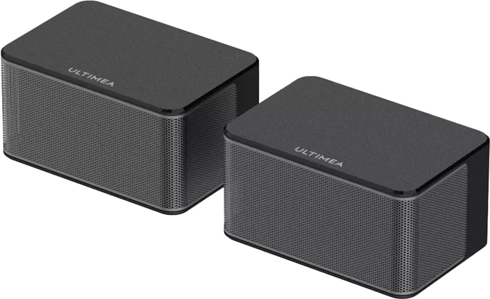 Soundbar Ultimea Poseidon D60 (U2520), Dolby Atmos 5.1, Bluetooth 5.3, me subwoofer pa kabllo + 2 altoparlantë satelitë, i zi