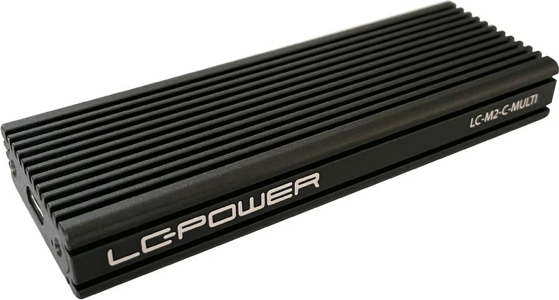 Kasë SSD LC-Power LC-M2-C-MULTI, M.2, USB 3.2, e zezë