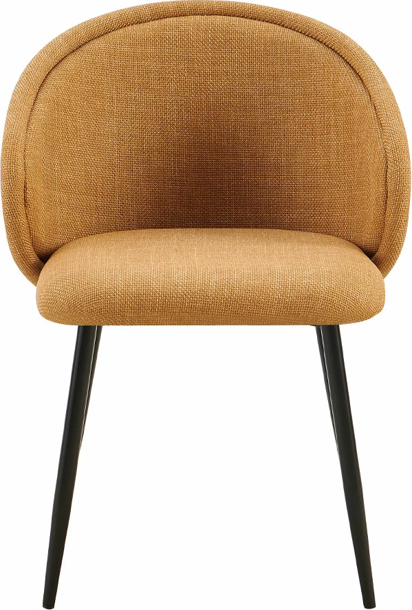 Karrige me mbështetëse krahësh Figaro, e verdhë, 58x58.5x78.5