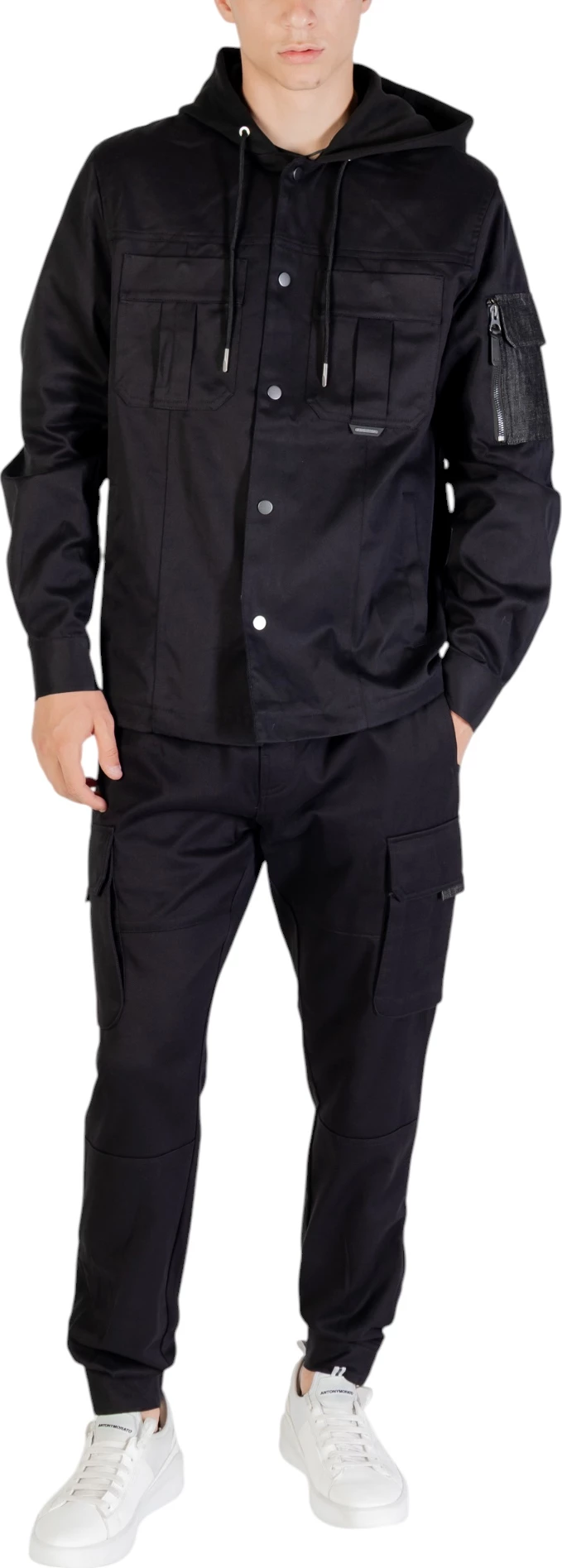 Pantallona për meshkuj Antony Morato Elton Regular Fit MMTR00752-FA800191, të zeza [Madhësia: W30]