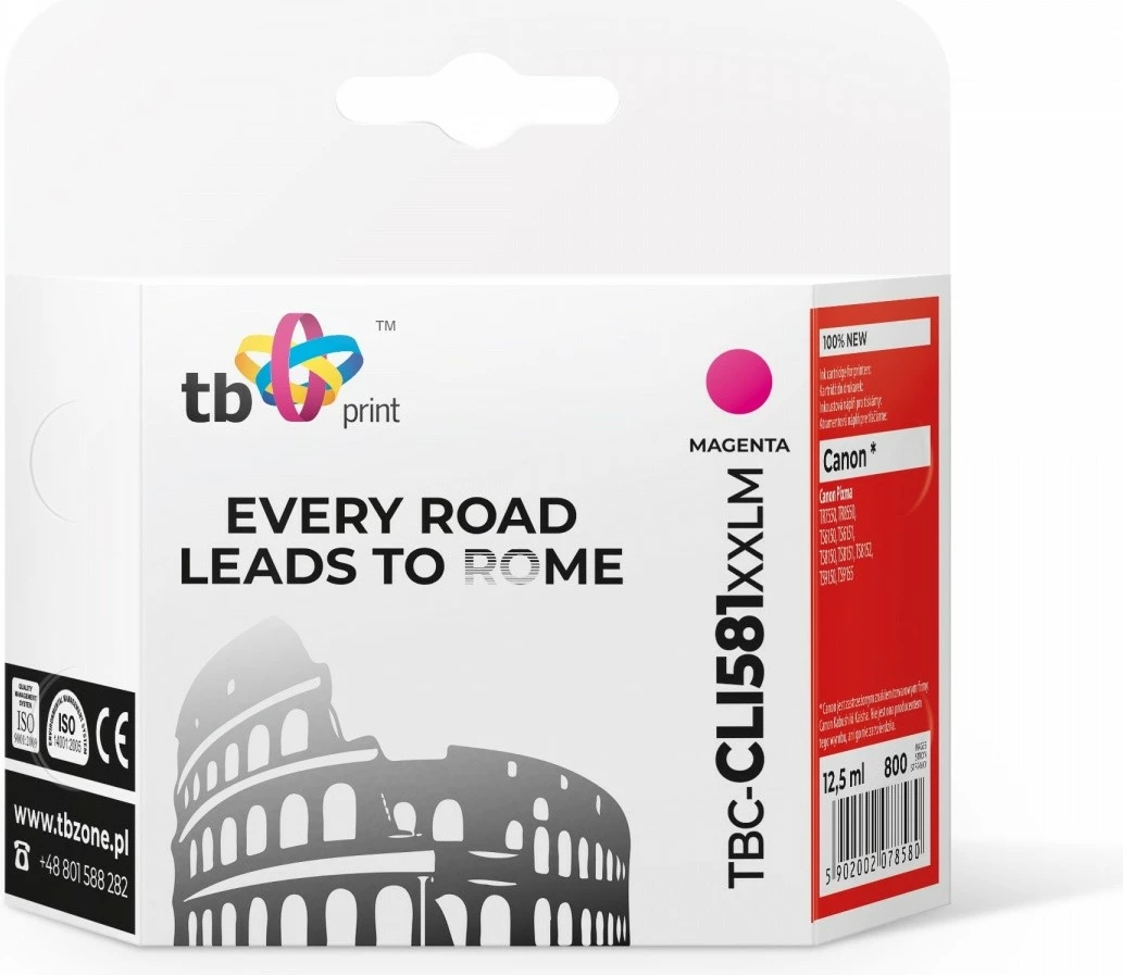 Toner TB Print TBC-CLI581XXLM për Canon Pixma, Magenta