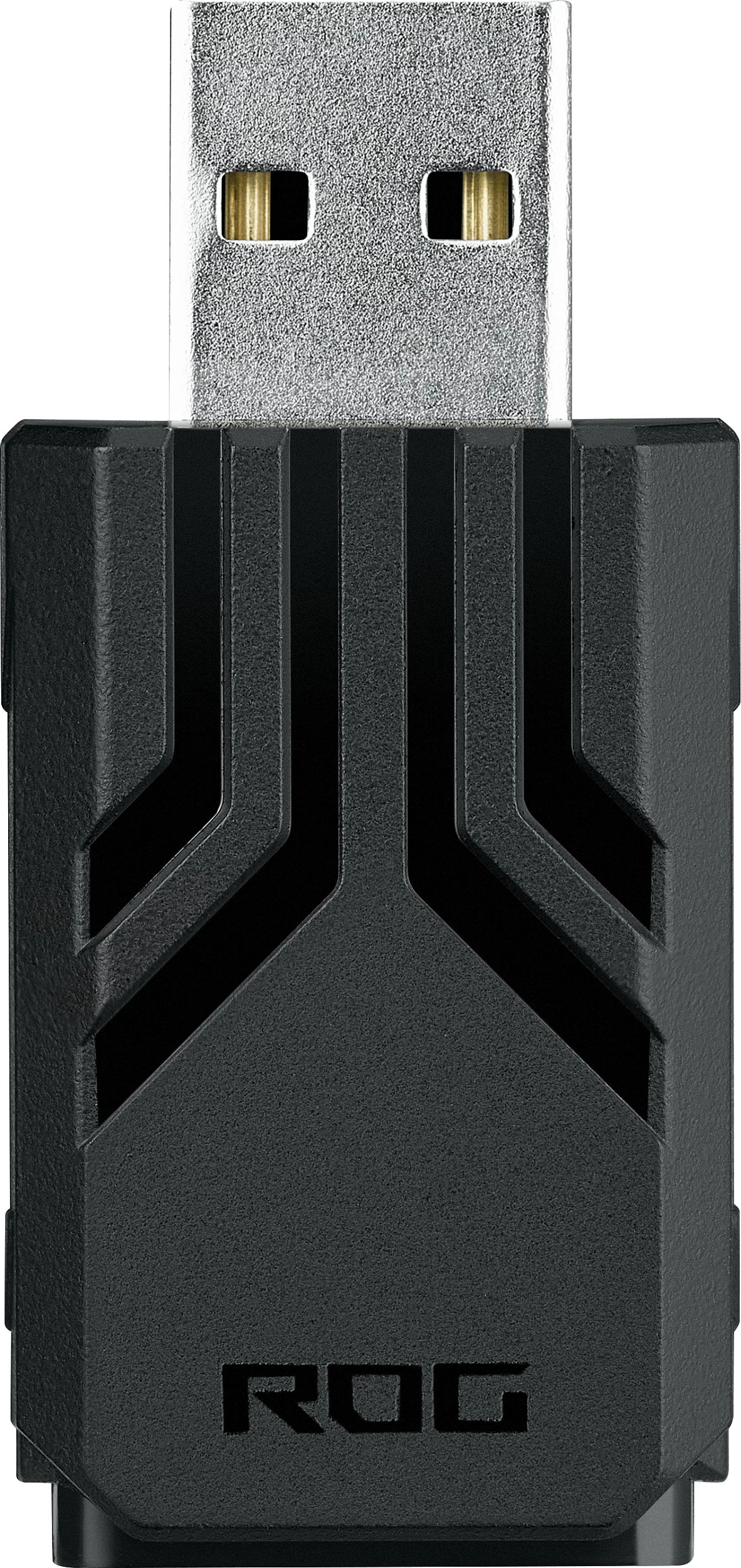 Adapter USB ASUS ROG Polling Rate Booster, për maus dhe tastierë gaming, i zi