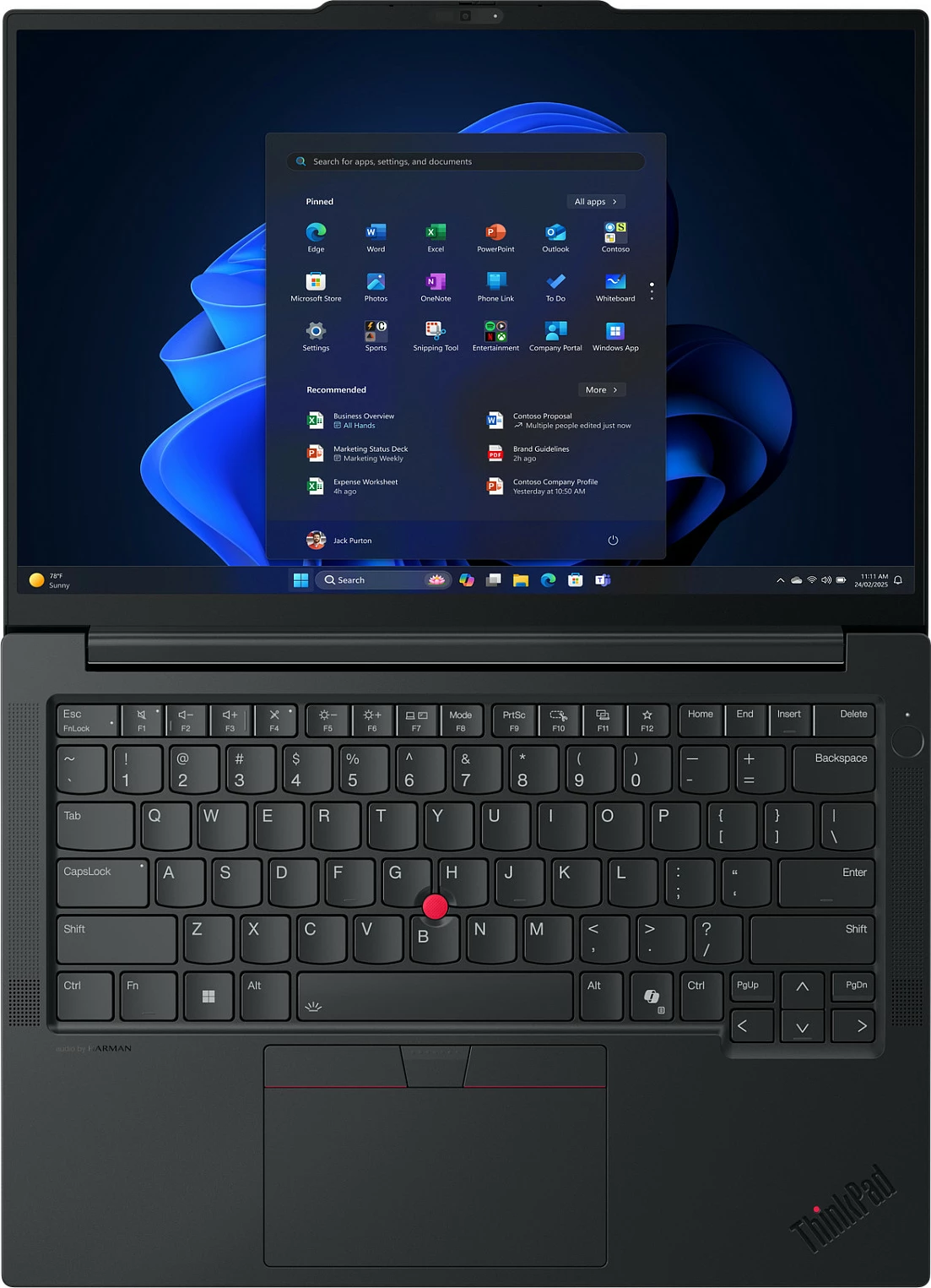 Laptop Lenovo ThinkPad E14 G7 21U2, Core Ultra 7 256V, 16GB RAM, 512GB SSD, 14" WUXGA, Windows 11 Pro, i zi