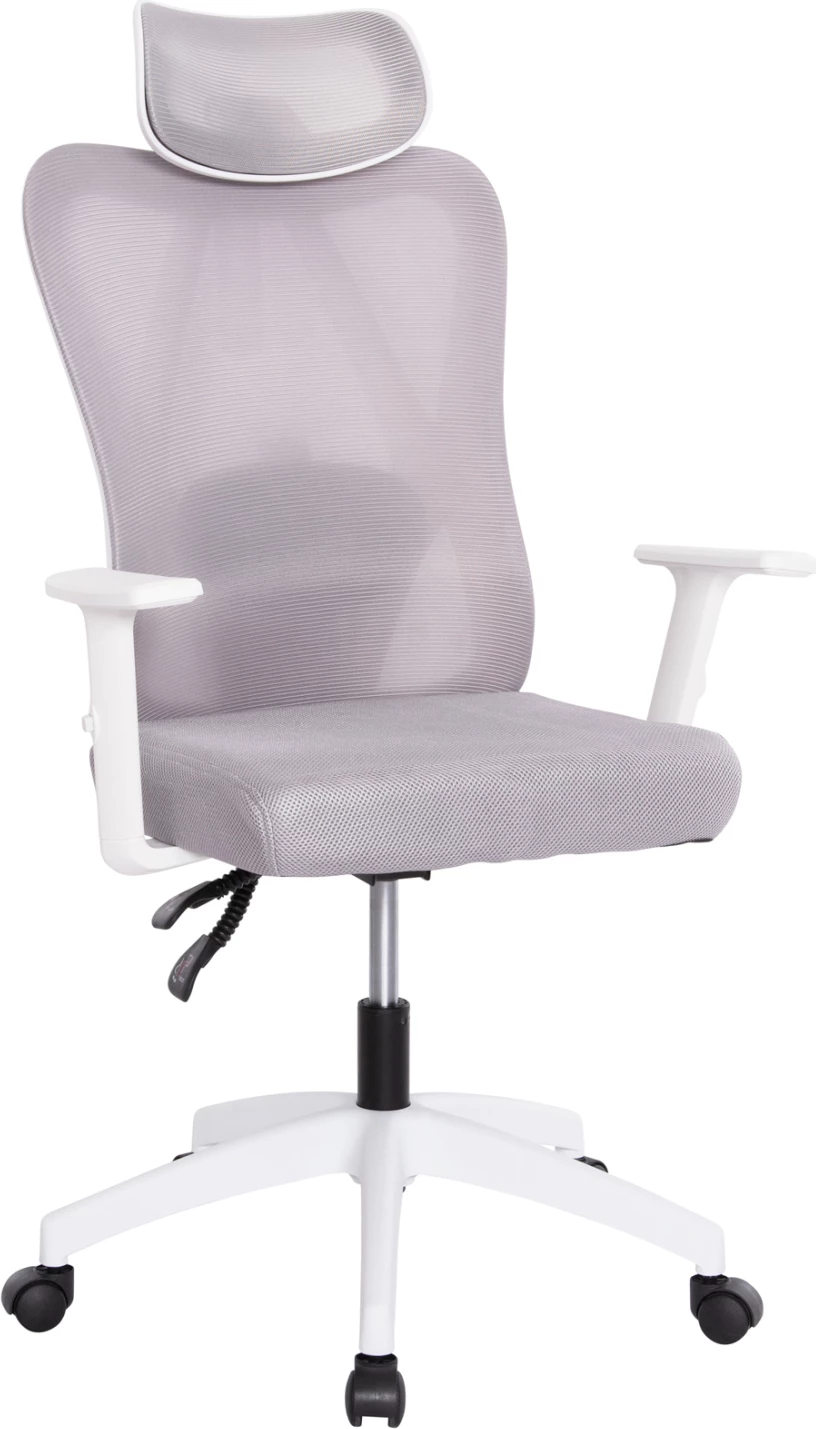 Karrige për zyre MEXER FH1195.02, hiri/e bardhë