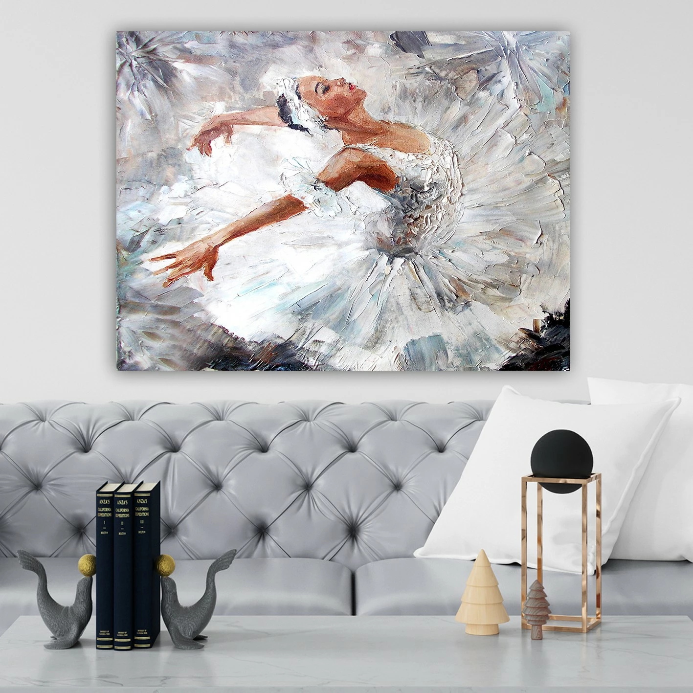 Pikturë dekorative në kanavacë, shumëngjyrëshe, 70x100cm, 251591584_70100