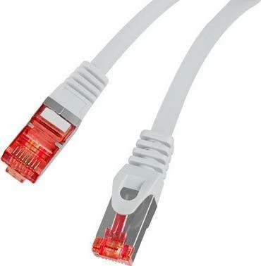 Patchcord Lanberg Cat.6 FTP 0.5 m LSZH 100% CU, gri