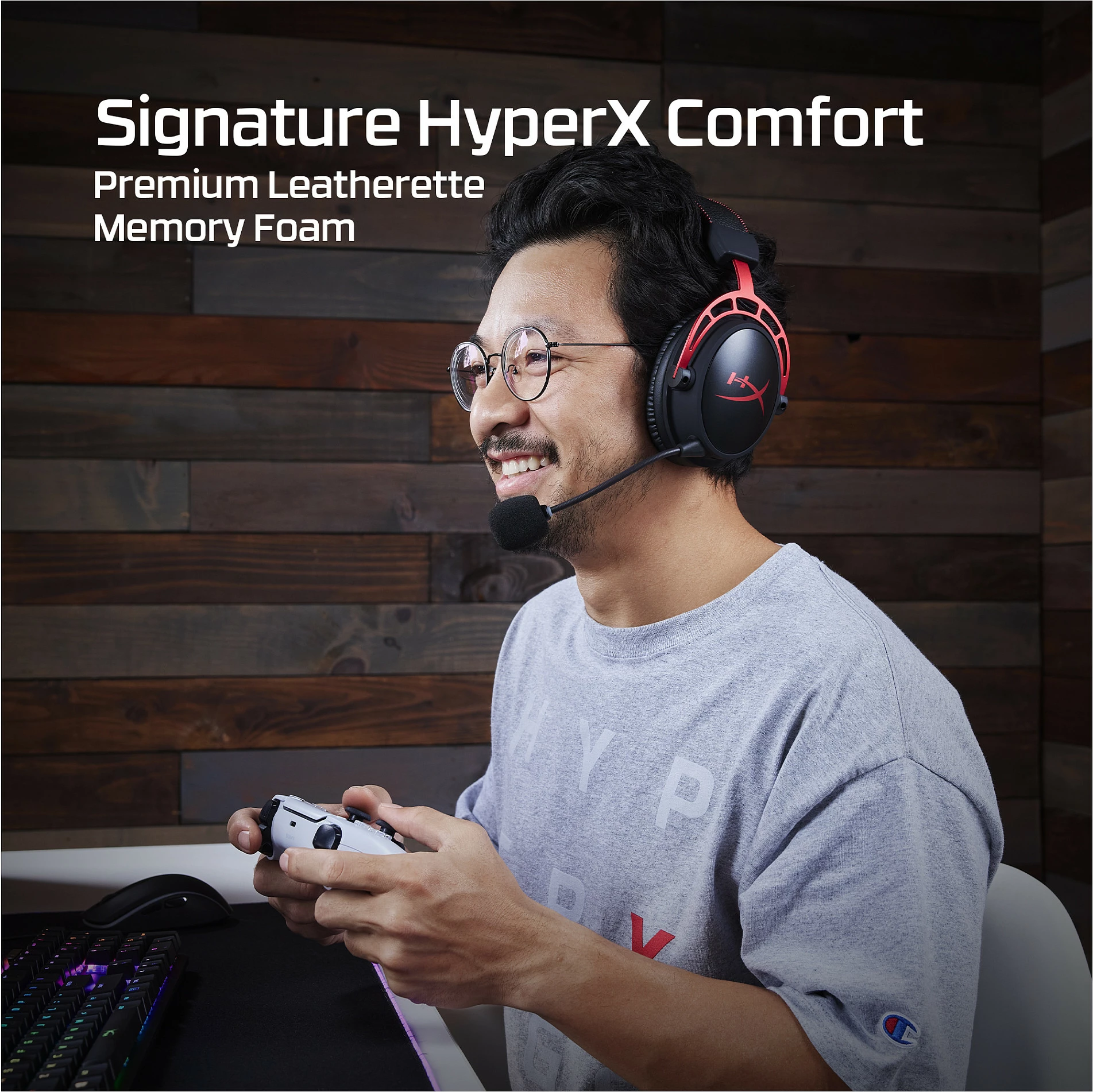 Kufje gaming HyperX Cloud Alpha, me kabllo 3.5mm, mikrofon, Black-Red