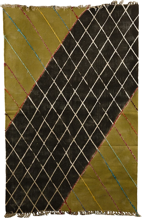 Qilim CARO për dhomë dite, pambuk, shumëngjyrësh, 120x180cm