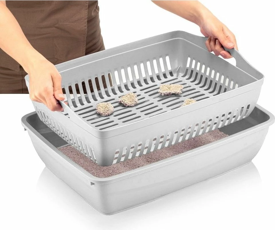 Kutia për rërë të maceve, gri, Paws & Whiskers, 5088-03-1