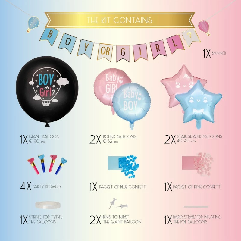 Legami Set Balonash Per Zbulim Gjinie Grk0001